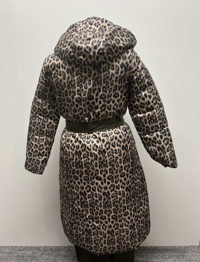 Dvipusė striukė (žalia/leopardo raštas) - Image 3